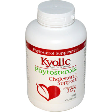 Kyolic, Aged Garlic Extract Phytosterols, Cholesterol Support Formula 107, 240 Capsules