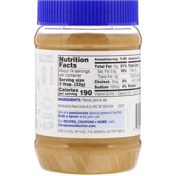 Peanut Butter & Co., Peanut Butter Spread, Simply Crunchy™, 16 oz (454 g)