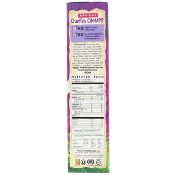 Nature's Path, EnviroKidz, Organic Cheetah Chomps® Cereal, Berry Blast , 10 oz (284 g)