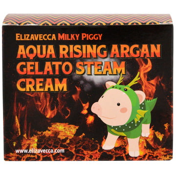 Elizavecca, Aqua Rising Argan Gelato Steam Cream, 100 g