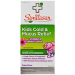 Similasan, Kids Cold & Mucus Relief, Grape Flavor, Kids 2+, 4 fl oz (118 ml) - The Supplement Shop