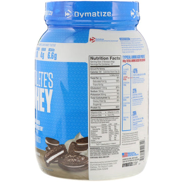 Dymatize Nutrition, Athlete’s Whey, Cookies & Cream, 1.75 lb (792 g)