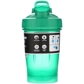 Blender Bottle, Classic With Loop, Emerald Green, 20 oz