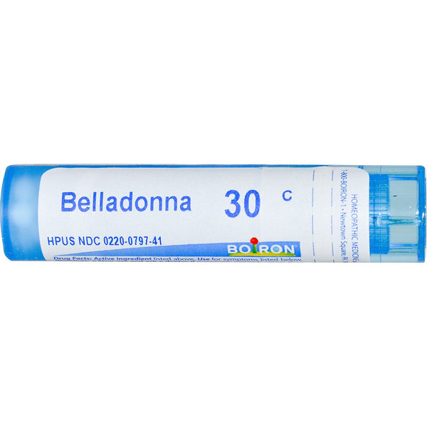 Boiron, Single Remedies, Belladonna, 30C, 80 Pellets - The Supplement Shop