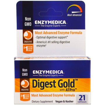 Enzymedica, Digest Gold with ATPro, 21 Capsules