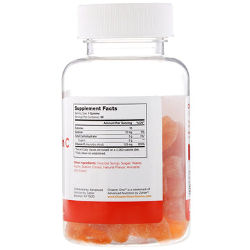 Chapter One, Vitamin C, 60 Gummies (125 mg per Gummy)