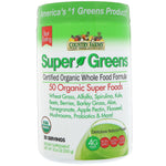 Country Farms, Super Greens, Certified Organic Whole Food Formula, Delicious Natural Flavor, 10.6 oz (300 g) - The Supplement Shop