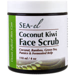 Sea el, Coconut Kiwi Face Scrub , 4 oz (118 ml) - The Supplement Shop
