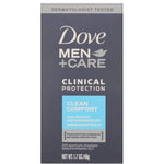 Dove, Men+Care, Clinical Protection, Anti-Perspirant Deodorant, Clean Comfort, 1.7 oz (48 g) - The Supplement Shop