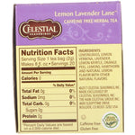 Celestial Seasonings, Herbal Tea, Lemon Lavender Lane, Caffeine Free, 20 Tea Bags, 1.1 oz (31 g) - The Supplement Shop