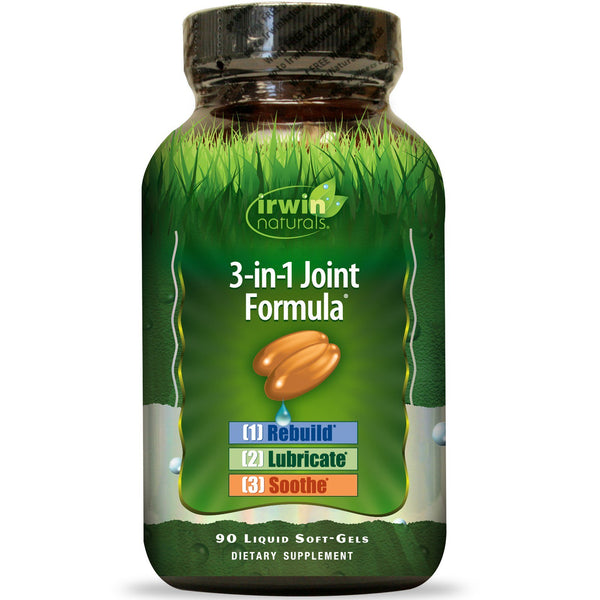 Irwin Naturals, 3-in-1 Joint Formula, 90 Liquid Soft-Gels - The Supplement Shop