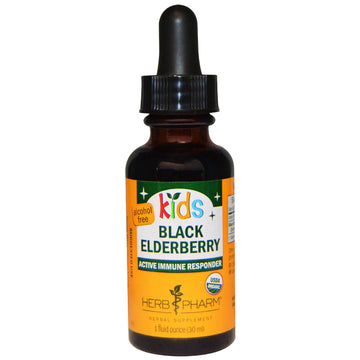 Herb Pharm, Kids, Black Elderberry, Alcohol Free, 1 fl oz (30 ml)