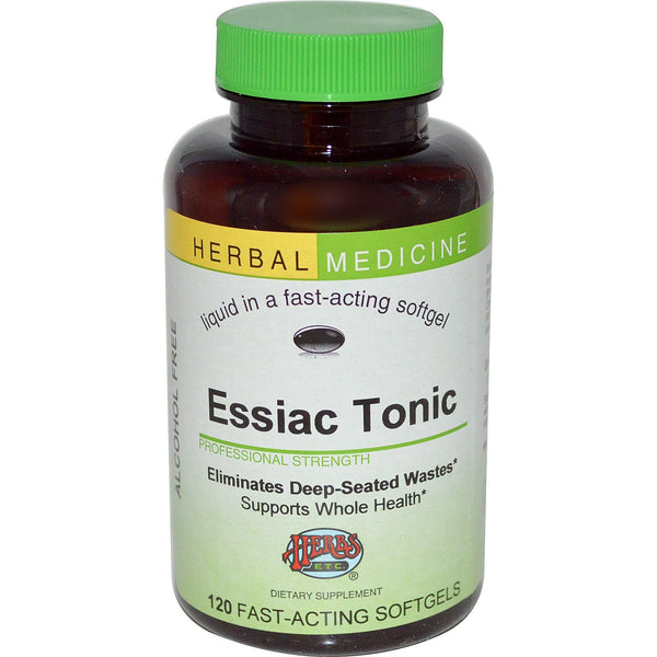 Herbs Etc., Essiac Tonic, Alcohol Free, 120 Fast-Acting Softgels - The Supplement Shop