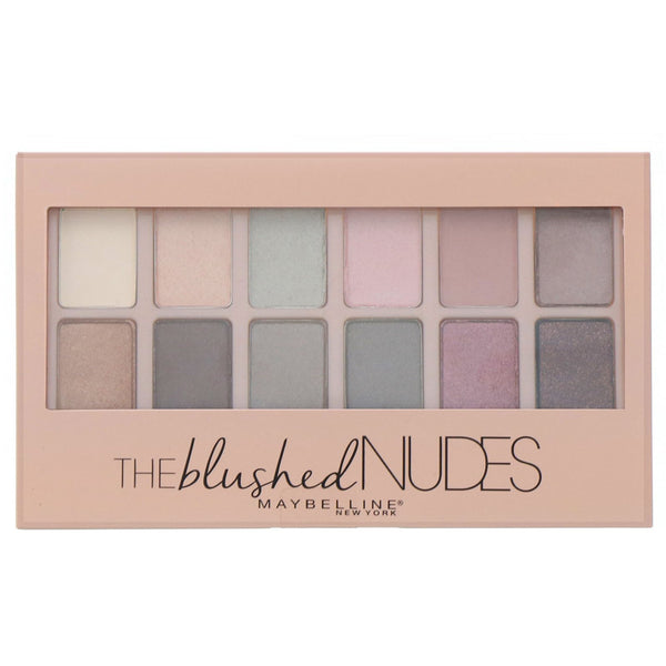 Maybelline, The Blushed Nudes Eyeshadow Palette, 0.34 oz (9.6 g) - The Supplement Shop