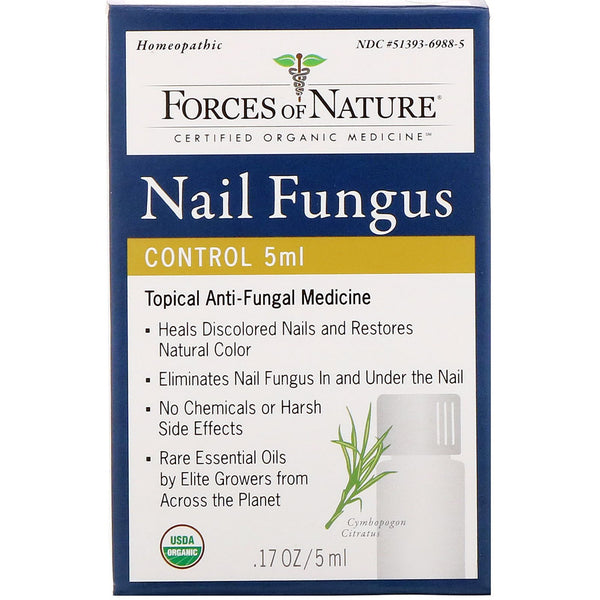 Forces of Nature, Nail Fungus Control, 0.17 oz (5 ml) - The Supplement Shop