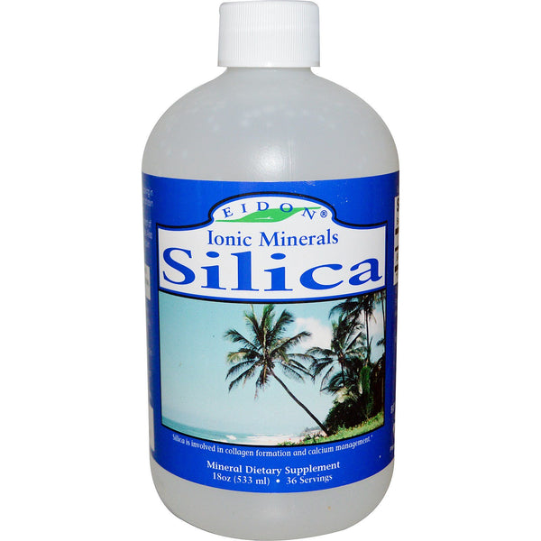 Eidon Mineral Supplements, Ionic Minerals, Silica, 18 oz (533 ml) - The Supplement Shop