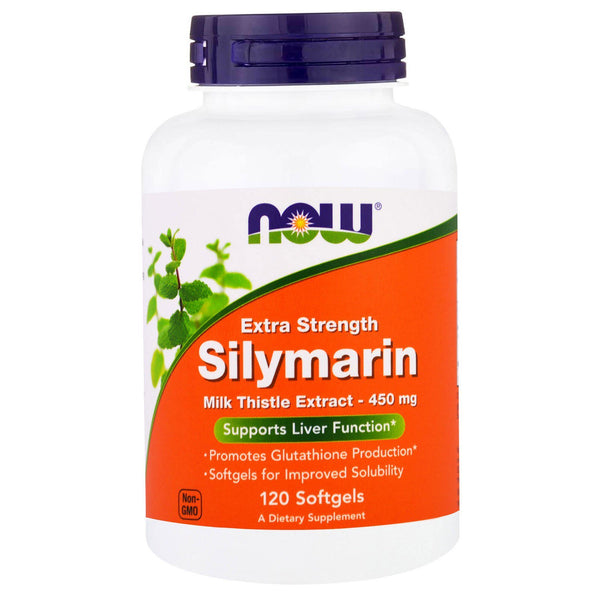 Now Foods, Silymarin, Extra Strength, 120 Softgels - The Supplement Shop