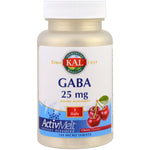 KAL, GABA, Cherry, 25 mg , 120 Micro Tablets