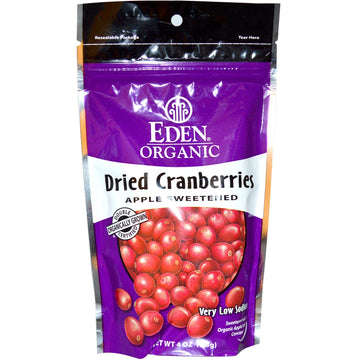 Eden Foods, Organic Dried Cranberries, 4 oz (113 g)