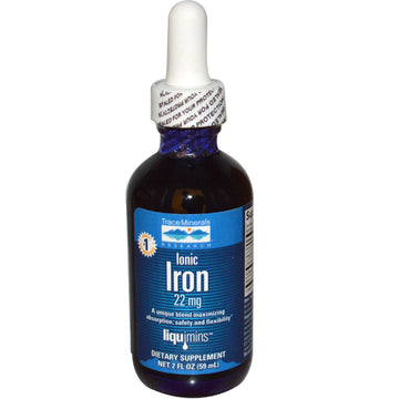 Trace Minerals Research, Ionic Iron, 22 mg, 1.9 fl oz (56 ml)