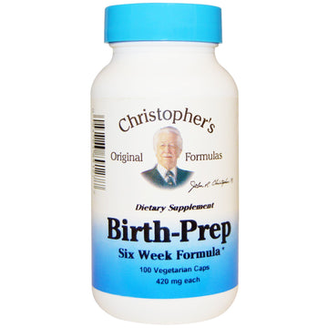 Christopher's Original Formulas, Birth-Prep Six Week Formula, 420 mg, 100 Vegetarian Caps