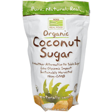 Now Foods, Real Food, Organic Coconut Sugar, 16 oz (454 g)