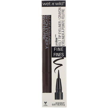 Wet n Wild, ProLine Felt Tip Eyeliner, Dark Brown, 0.017 oz (0.5 g)