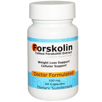 Advance Physician Formulas, Forskolin, Coleus Forskohlii Extract, 100 mg, 60 Capsules