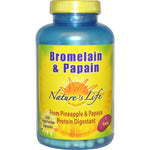 Nature's Life, Bromelain & Papain, 250 Veggie Caps - The Supplement Shop