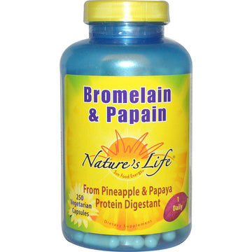 Nature's Life, Bromelain & Papain, 250 Veggie Caps