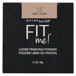 Maybelline, Fit Me, Loose Finishing Powder, 15 Light, 0.7 oz (20 g) - The Supplement Shop