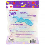Plackers, Kid's Dual Gripz, Dental Flossers with Fluoride, Fruit Smoothie Swirl, 75 Count - The Supplement Shop