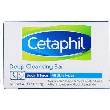 Cetaphil, Deep Cleansing Bar, 4.5 oz (127 g)