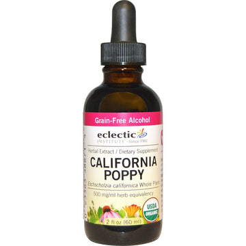 Eclectic Institute, Organic California Poppy, 2 fl oz (60 ml)