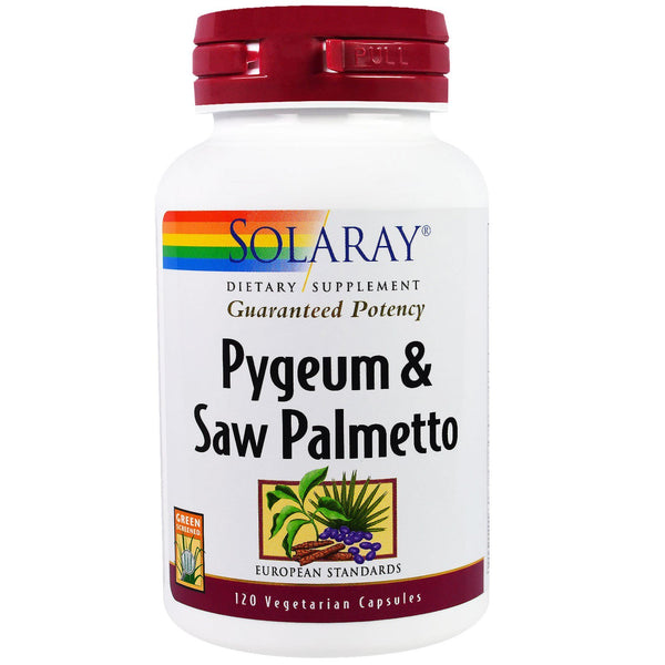 Solaray, Pygeum & Saw Palmetto, 120 Vegetarian Capsules - The Supplement Shop