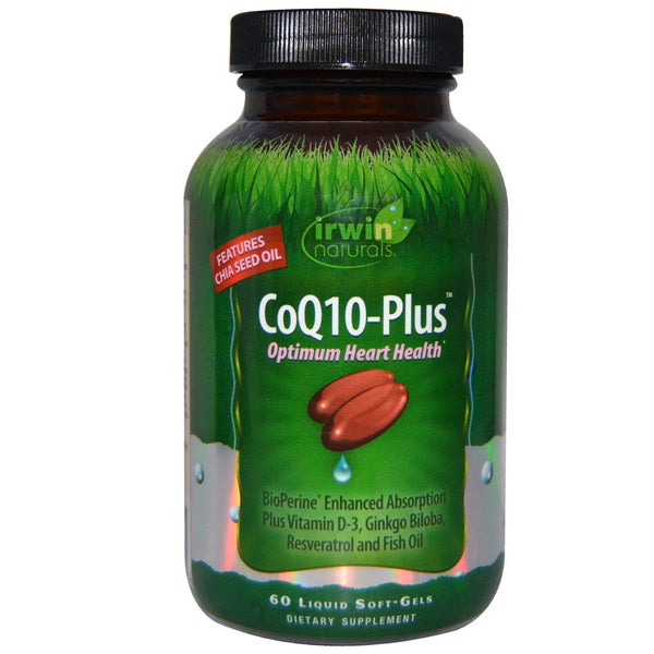 Irwin Naturals, CoQ10-Plus, 60 Liquid Soft-Gels - The Supplement Shop