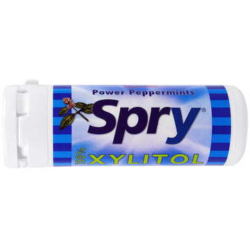 Xlear, Spry Power Peppermints, 45 Count, 25 g