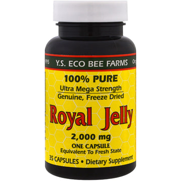 Y.S. Eco Bee Farms, Royal Jelly, 2,000 mg , 35 Capsules