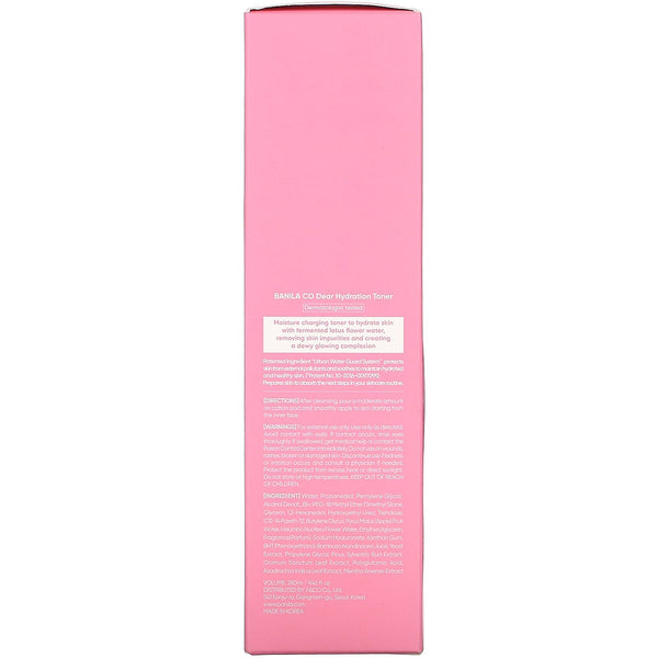 Banila Co., Dear Hydration Toner, 9.46 fl oz (280 ml) - The Supplement Shop
