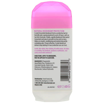 Crystal Body Deodorant, Natural Deodorant, Unscented, 2.5 oz (70 g)