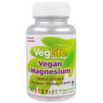 VegLife, Vegan Magnesium, Triple Source, 90 Vegan Caps - The Supplement Shop