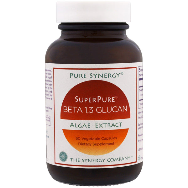The Synergy Company, SuperPure, Beta 1,3 Glucan, Algae Extract , 60 Veggie Caps - The Supplement Shop