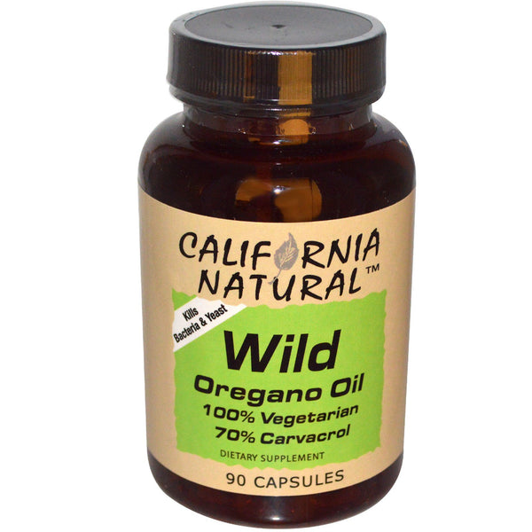 California Natural, Wild Oregano Oil, 90 Capsules - The Supplement Shop
