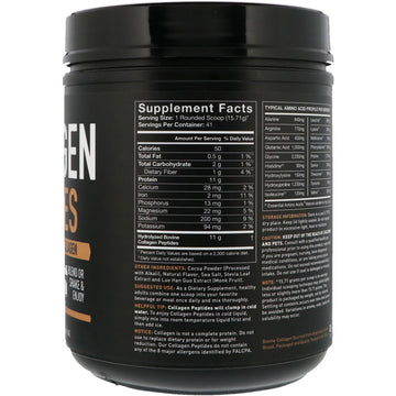 Sports Research, Collagen Peptides, Hydrolyzed Type I & III Collagen, Dark Chocolate, 1.42 lbs (644.11 g)