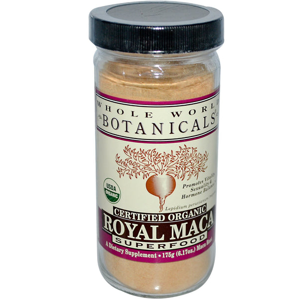 Whole World Botanicals, Royal Maca, Superfood, 6.17 oz (175 g) - The Supplement Shop
