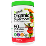 Orgain, Organic Superfoods, All-In-One Super Nutrition, Berry Flavor, 0.62 lbs (280 g) - The Supplement Shop