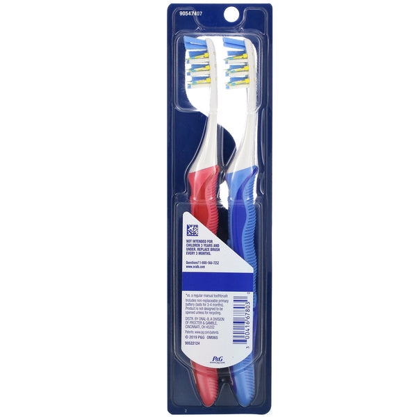Oral-B, Pulsar, Expert Clean Toothbrush, Soft, 2 Pack - The Supplement Shop