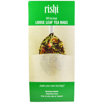 Rishi Tea, Loose Leaf Tea Bags, 100 Tea Bags