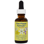 Flower Essence Services, Five-Flower Formula, Flower Essence Combination, Non-Alcohol, 1 fl oz (30 ml) - The Supplement Shop
