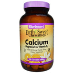 Bluebonnet Nutrition, Calcium, Magnesium & Vitamin D3, Orange Vanilla, 90 Chewable Tablets - The Supplement Shop
